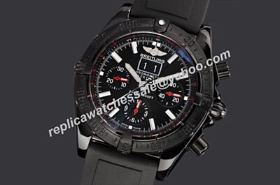 Breitling Avenger M4435911/BA27 Blackbird Steel Limited All Black Chronograph Swiss Watch BNL042