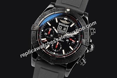 Swiss Breitling A44359 Avenger Blackbird Limited All Black Chronograph Luminous Watch  BNL071