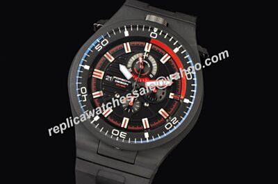  Porsche Design P'6780 Diver Chronograph Watch BSJ017,All Black Design ,White Scale 