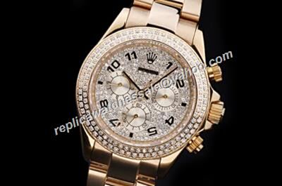 Luxury Rolex 1992 Panda Paved Diamonds Daytona Winner 24 Special Watch 