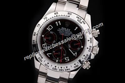 Rolex Swiss Movement Daytona 116519-L(Fc) 18k White Gold Steel Watch 