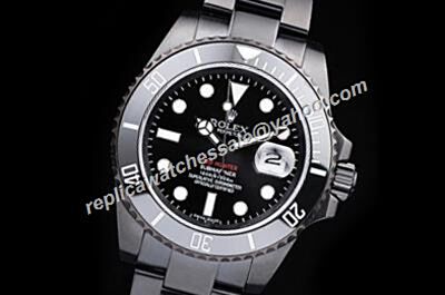 New Rolex Oyster Submariner All Black Automatic Simulation Mens Watch