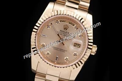 Rolex 218238A Diamond Yellow Gold Day-Date Oyster  Automatic Watch