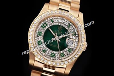 Rolex 118348-83208 Pearlmaster Paved Diamonds Day Date 18kt Gold SS Band Watch 