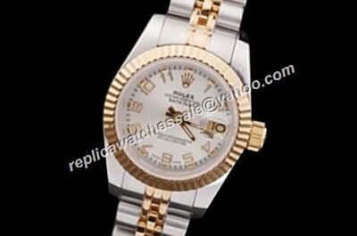 Swiss Made Rolex 116333 Lady Datejust Oyster Silver Watch London 