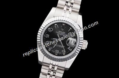 Swiss Made Rolex Datejust Precio ladies Oyster Perpetual Black Watch