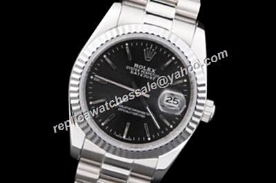 Swiss Rolex 178240-72160BK Datejust 36MM Oyster Prix Black  Watch 