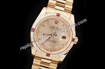 Swiss Made Rolex 116238 Pearlmaster Datejust Diamond 18k Gold Watch 