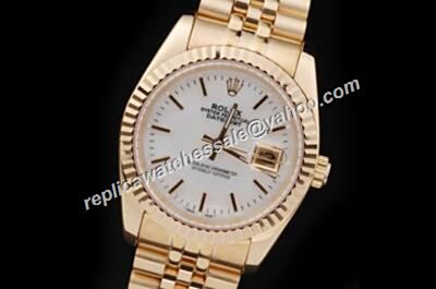 Rolex Prix Datejust Swiss Movement  Ref 116238  White Dial Watch 