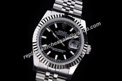 Men's Rolex Ref 116234-63600 Oyster 36mm Datejust Prezzo  Black Watch 