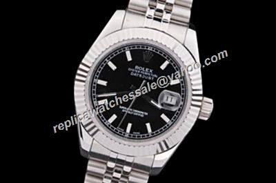  Rolex Datejust 40MM Chronometer Automatic Black Dial Mens Date Watch