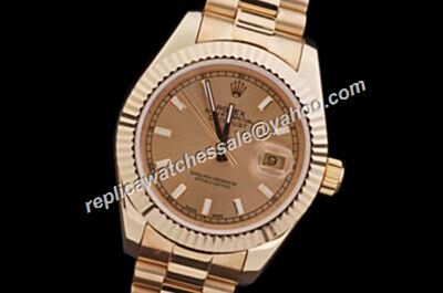  Rolex Datejust Prix Yellow Gold Steel Watch USA Copy 