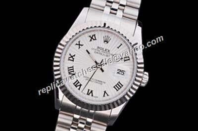 Rolex Datejust 116200-63600 Oyster Men's  White Automatic Watch Online 