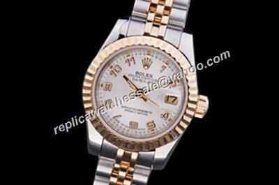  Rolex Datejust Ladies Oyster Perpetual Superlative White Watch