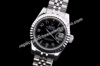 Birmingham Rolex Oyster Datejust 26MM Prix ladies Black Watch