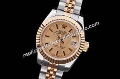 Rolex Datejust Ref 116233 Oyster Perpetual 18k Yellow Gold women's Watch