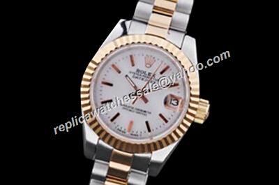  Rolex Datejust Oyster 116233 Perpetual Superlative Chronometer White Clone Watch 