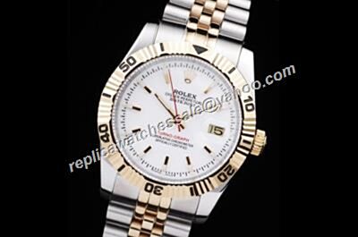 Rolex 116263 Datejust Turn-O-Graph Prix mens White Watch USA