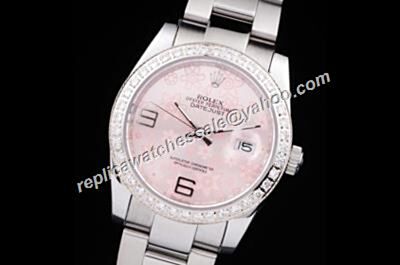 Lady Rolex Datejust Pearlmaster 116244-63600 Prezzo Floral Motif Pink Watch 