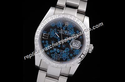 Rolex Datejust Pearlmaster Blue Floral Motif  Prezzo Del  Watch