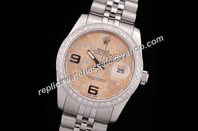 Rolex Pearlmaster 116243 ladies Diamond Datejust Floral Motif Gold Watch