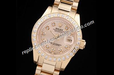 Rolex Datejust Pearlmaster Diamond 116243 Oyster Prezzo Del Gold Watch