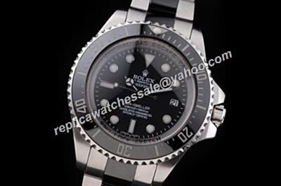 Rolex Deepsea Sea-Dweller Black Ceramic & Dial Auto Watch