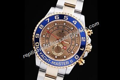  Rolex 18kt Gold & Stainless Steel Round Date Yachtmaster II Watch