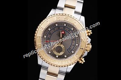 New Rolex Yachtmaster II 18k Y/Gold Automatic Duplicate  Sporty Watch