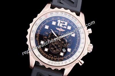 Breitling Navitimer 49mm World 01 Chronograph Ref AB021012/BB59 Rose Gold Bezel Male Watch 