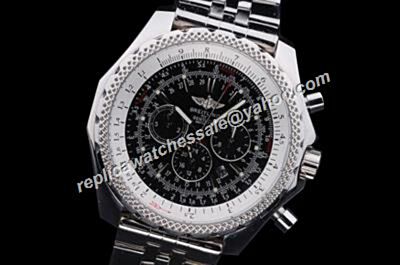 Breitling A252B86SP Bentley Motors T Speed Gnets Chronograph Day Date 24 Hour Watch 