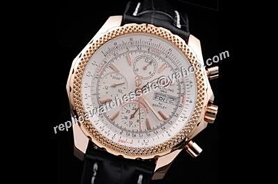 Breitling Bentley Prpetual Calendar 24h A1336212 / A575 / 435X GT Chronograph Style Yellow Gold Male Watch