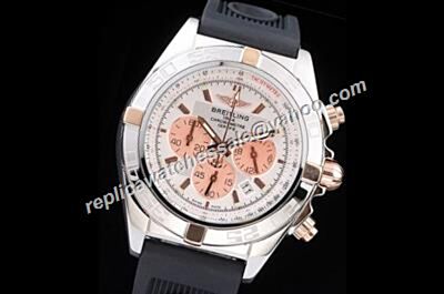 Breitling Chronomat 24 Hours Rubber Strap  Hk 44MM Tachymeter Bezel Watch