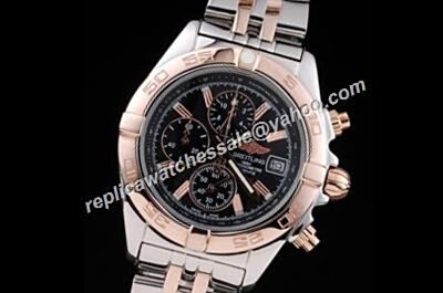 Breitling Chronomat AB0110 Steel&Gold Chronograph Watch  