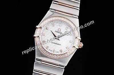 Omega Constellation Women's Diamond Set  bezel Swiss Made  Watch