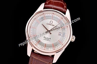 Omega Deville Hour Vision Rose Gold 431.63.41.21.02.001 Date Automatic Watch 