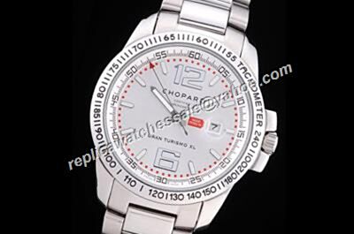 Chopard Classic Racing Mille Miglia GTS chronometer Date Chrono Silver Watch