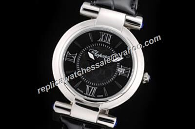  Chopard Imperiale Ladies Silver Bezel 36MM Date Watch 
