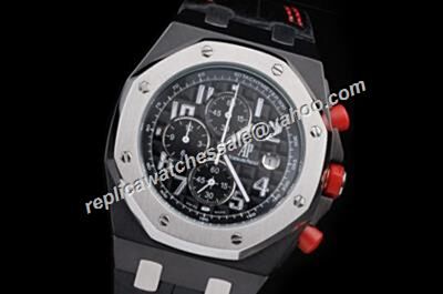  AP Offshore Singapore F1 Ref26219IO.OO.D005CR.01 Limited Red Crowns Silver Bezel Watch 