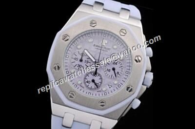 AP Offshore Lady Alinghi Limited Red Light Purple Chronograph 24 Hours Watch 