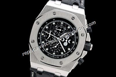 AP Offshore Singapore 2008 Annual Calendar Chronograph Ltd.Edition Moonphase 24 Hours Watch 