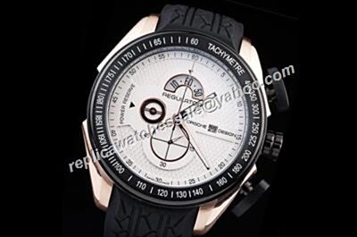 Porsche Design Regulator Power Reserve Chrono Date Quartz  Watch 