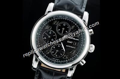 Montblanc Star Automatic U102135 GMT Chronograph Boy's 24 Hours Silver Watch 