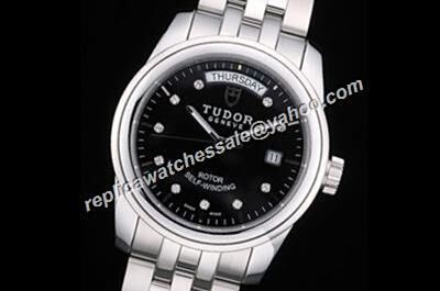 Tudor Classic Boys Ref 21010-62580 Day Date White Gold Fluted Bezle 38mm Silver Watch 