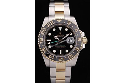 Luxury Rolex Gmt Master Ii Green Hand 18k  Stainless Steel 40mm Automatic Watch 