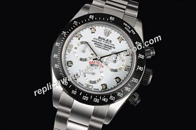 Swiss Rolex White Px Design Ltd Daytona Auto Crystal Back Watch Rep LLS075