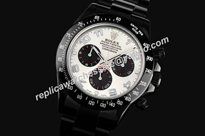 Rolex PXD Swiss Limited Edition  Auto Daytona Black Bezel Watch LLS116