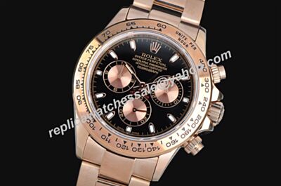 Rolex Swiss Movement Auto Daytona  116528-78598 Black Dial Chronograph Watch LLS226
