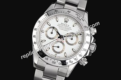 Rolex 116520-78590 Swiss Auto 40mm Daytona White Steel Watch LLS233