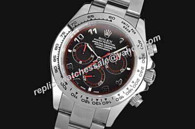 Vintage Swiss Movement 116509-78599 Rolex Black Face Daytona  Automatic Watch LLS346
